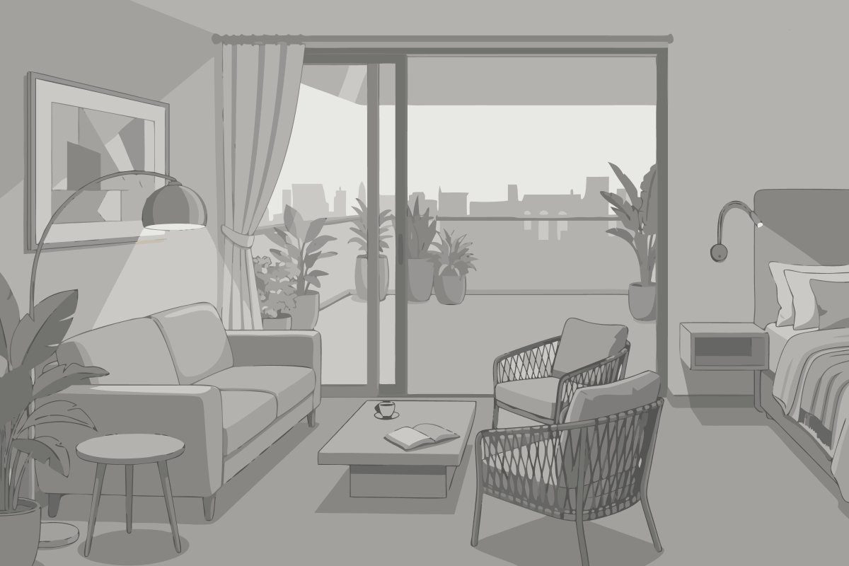Double Double Guest Room, Guest room, 2 Double